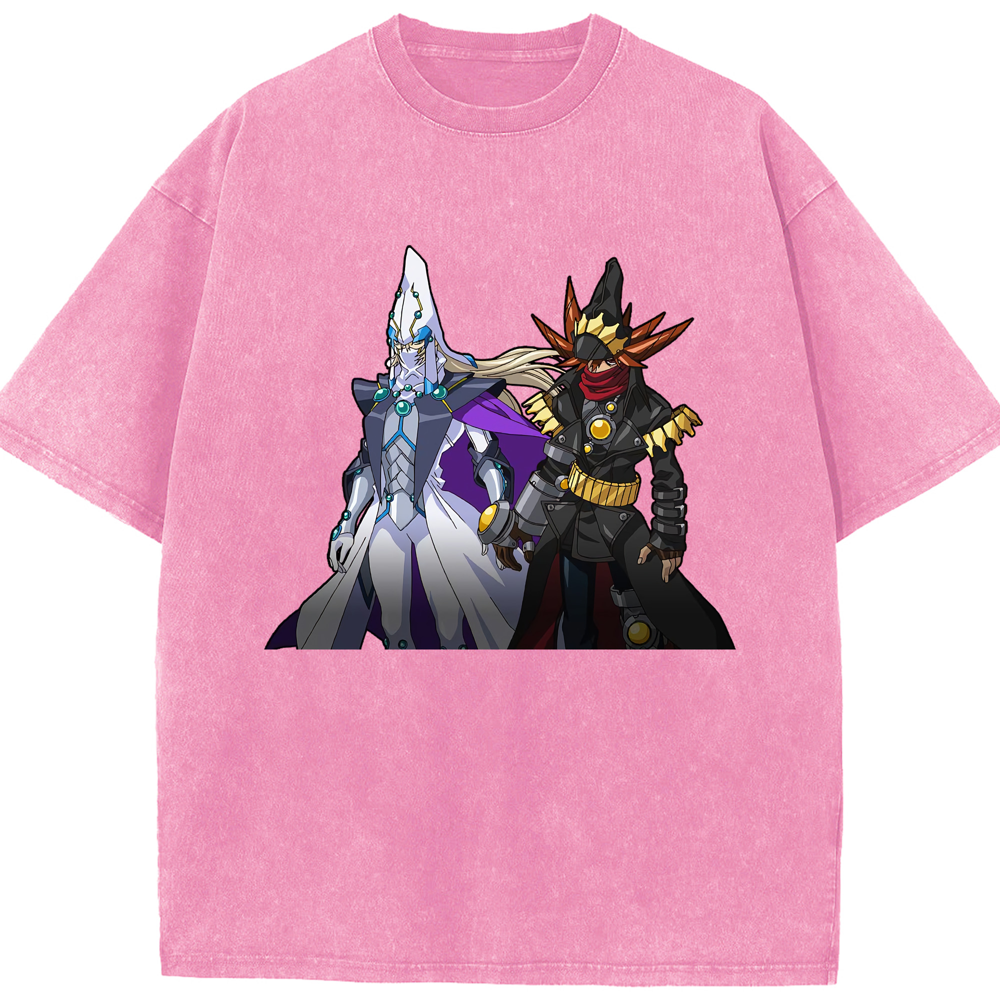 （画像用） 遊☆戯☆王 Yu-Gi-Oh! 綿100% ヴィンテージ風 半袖Tシャツ（フロントプリント）